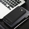 Чехол-накладка Carbon Fibre для Samsung Galaxy J7 Prime SM-G610F/DS (серый) (On7 2016 SM-G6100)