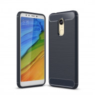 Чехол-накладка Carbon Fibre для Xiaomi Redmi 5 (темно-синий) Чехол-накладка Carbon Fibre для Xiaomi Redmi 5 (темно-синий)
