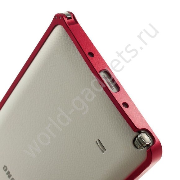 Металлический бампер LOVE MEI для Samsung Galaxy Note 4 (красный) Металлический бампер LOVE MEI для Samsung Galaxy Note 4 (красный)