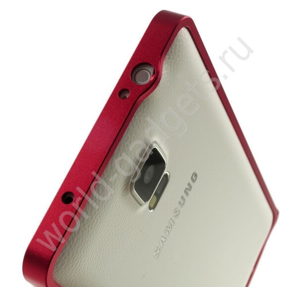 Металлический бампер LOVE MEI для Samsung Galaxy Note 4 (красный) Металлический бампер LOVE MEI для Samsung Galaxy Note 4 (красный)