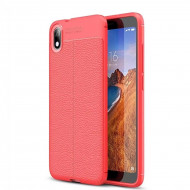 Чехол-накладка Litchi Grain для Xiaomi Redmi 7A (красный) Чехол-накладка Litchi Grain для Xiaomi Redmi 7A (красный)