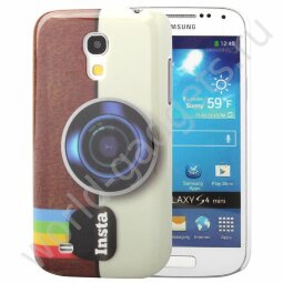 Пластиковый чехол Retro Camera для Samsung Galaxy S 4 mini