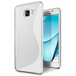 Нескользящий чехол для Samsung Galaxy A3 (2017) SM-A320F (прозрачный)