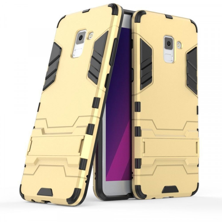 Чехол Duty Armor для Samsung Galaxy A8 Plus (2018) (золотой)