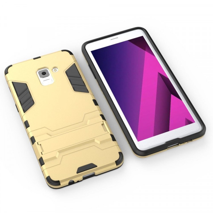 Чехол Duty Armor для Samsung Galaxy A8 Plus (2018) (золотой)