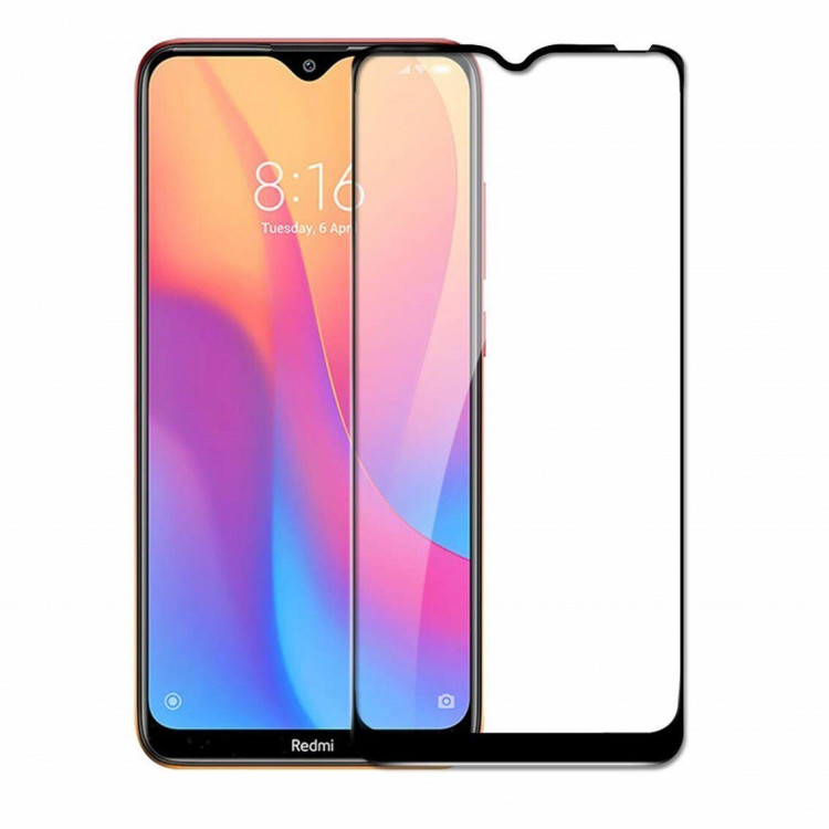 Защитное стекло 3D для Xiaomi Redmi 8A / Redmi 8 (черный)