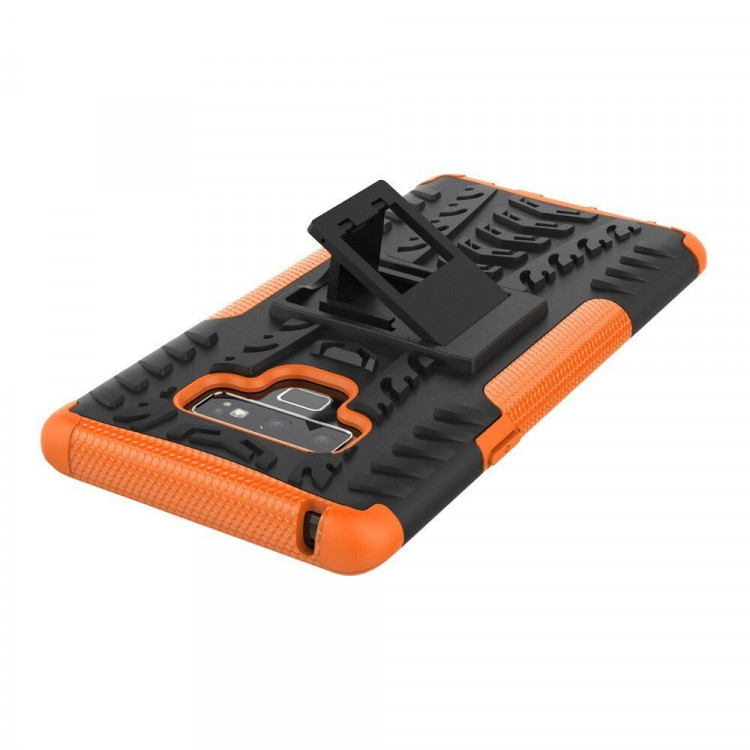Чехол Hybrid Armor для Samsung Galaxy Note 9 (черный + оранжевый)