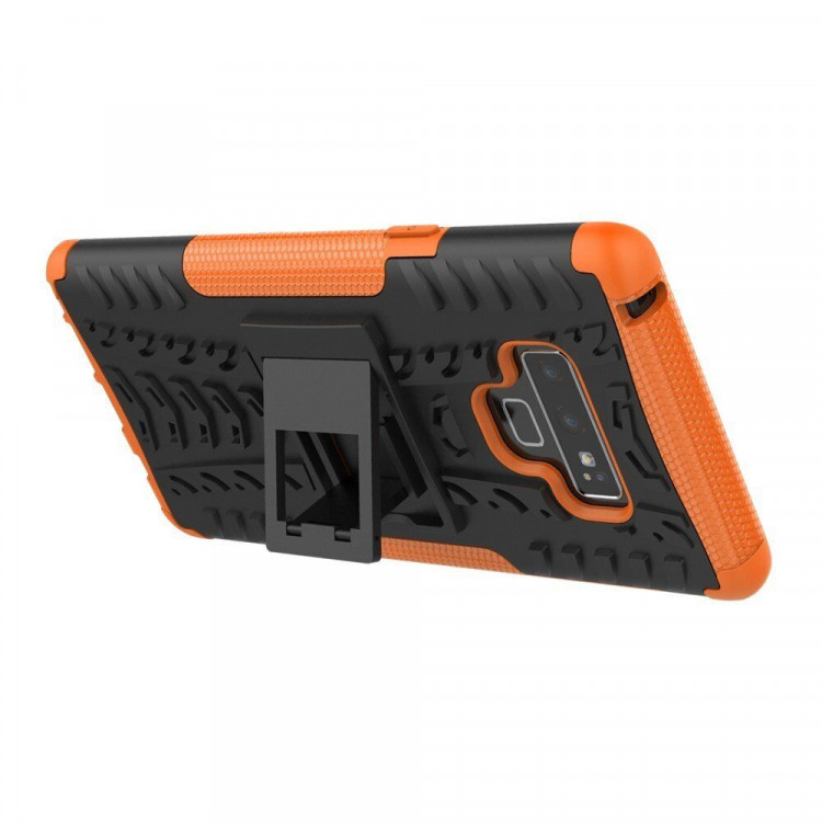 Чехол Hybrid Armor для Samsung Galaxy Note 9 (черный + оранжевый)