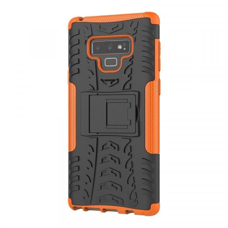 Чехол Hybrid Armor для Samsung Galaxy Note 9 (черный + оранжевый)