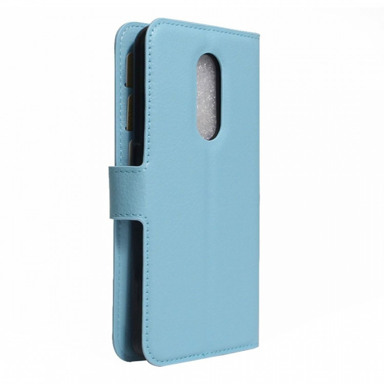 Чехол с визитницей для Huawei Enjoy 6 (голубой)