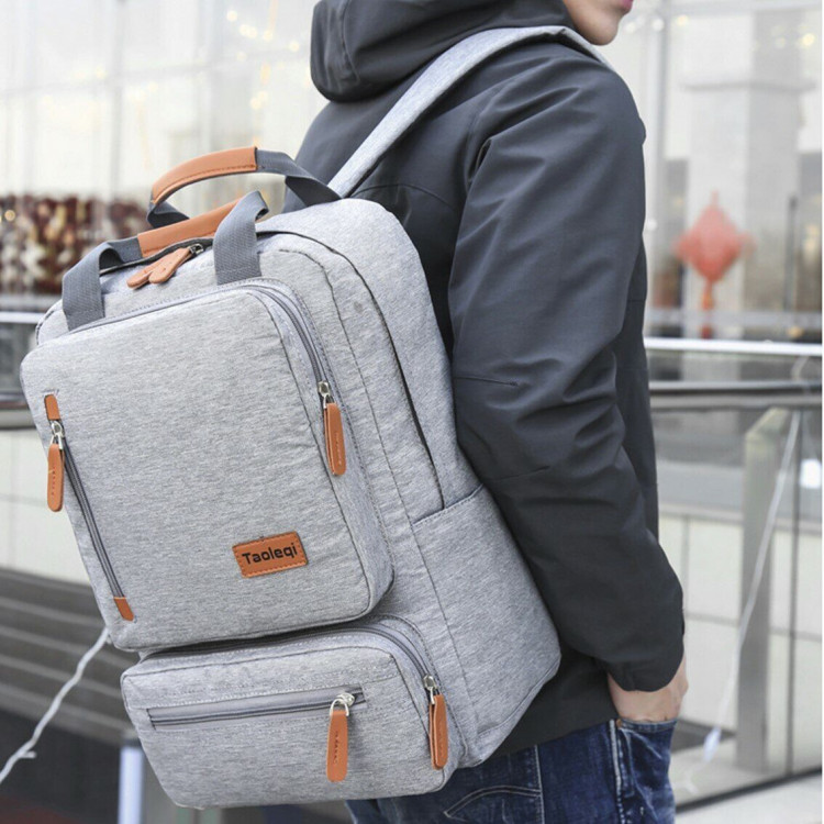 Рюкзак для ноутбука 15,6 дюймов (светло-серый)