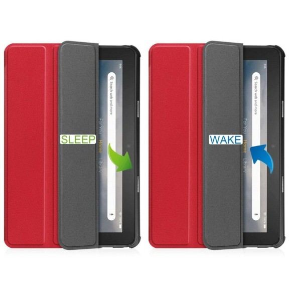 Планшетный чехол для Amazon Fire 7 (2022) (красный)