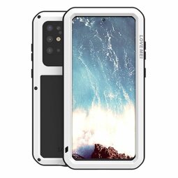 Гибридный чехол LOVE MEI для Samsung Galaxy S20+ (Plus) (белый)