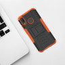 Чехол Hybrid Armor для Huawei P20 Lite / Nova 3e (черный + оранжевый)