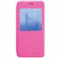 Чехол с окном NILLKIN Sparkle для Huawei Honor 8 (малиновый) Чехол с окном NILLKIN Sparkle для Huawei Honor 8 (малиновый)