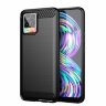 Чехол-накладка Carbon Fibre для Realme 8 / Realme 8 Pro (черный)