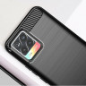 Чехол-накладка Carbon Fibre для Realme 8 / Realme 8 Pro (черный)