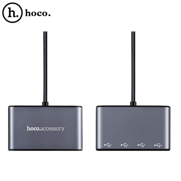 USB-Хаб Type-C на 4 порта Hoco HB3