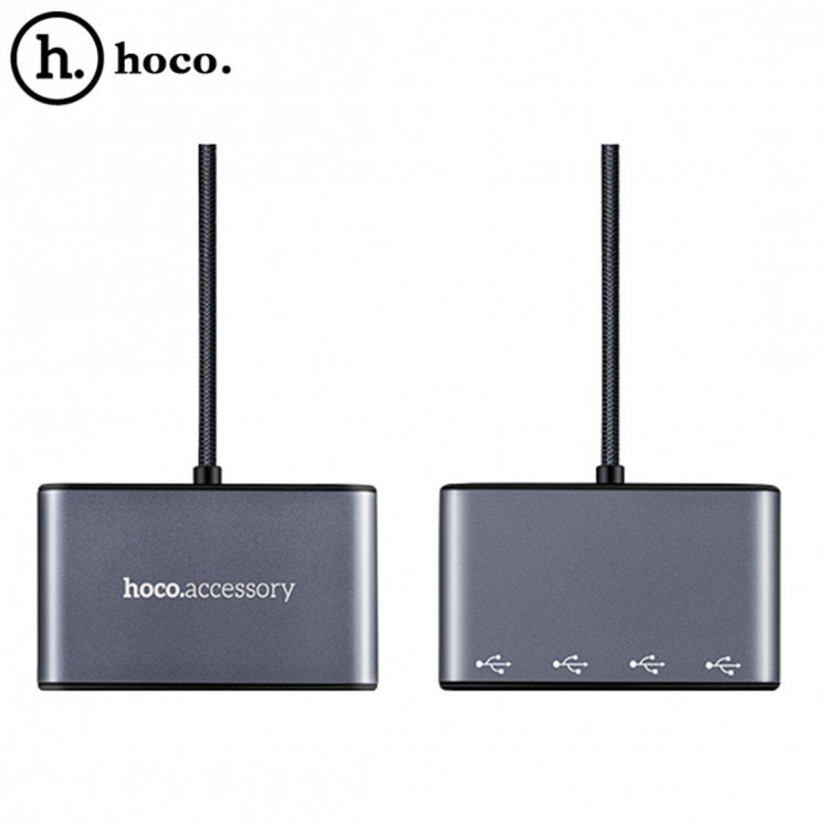 USB-Хаб Type-C на 4 порта Hoco HB3