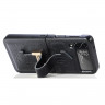 Кожаный чехол для Samsung Galaxy Z Flip 3 (черный)