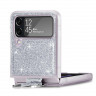 Чехол для Samsung Galaxy Z Flip 4 (серебряный)