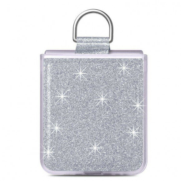 Чехол для Samsung Galaxy Z Flip 4 (серебряный)