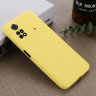 Силиконовый чехол Mobile Shell для Xiaomi Poco M4 Pro 4G (желтый)