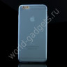 Чехол из мягкого пластика для iPhone 6 Plus (голубой)