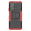 Чехол Hybrid Armor для Xiaomi Redmi Note 11 / Redmi Note 11S (черный + красный)