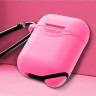 Силиконовый чехол для Apple AirPods (Luminous - розовый)
