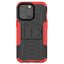 Чехол Hybrid Armor для iPhone 13 Pro (черный + красный)