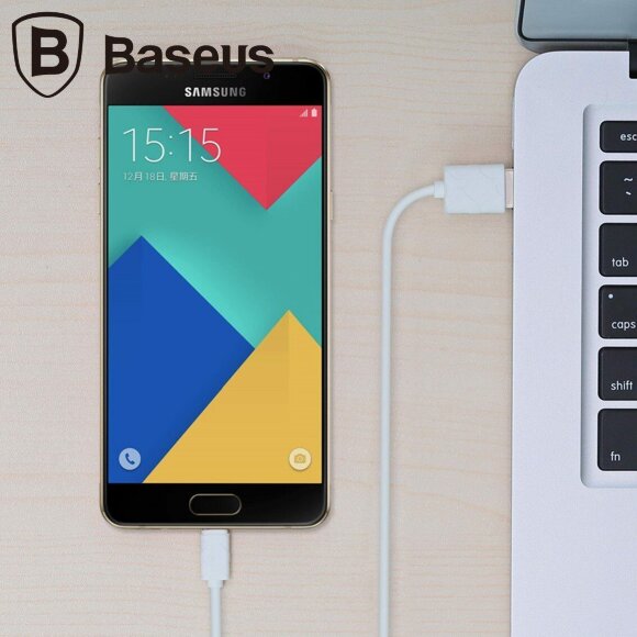 Кабель Micro-USB Baseus - 1 метр (белый)