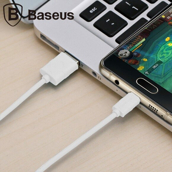 Кабель Micro-USB Baseus - 1 метр (белый)