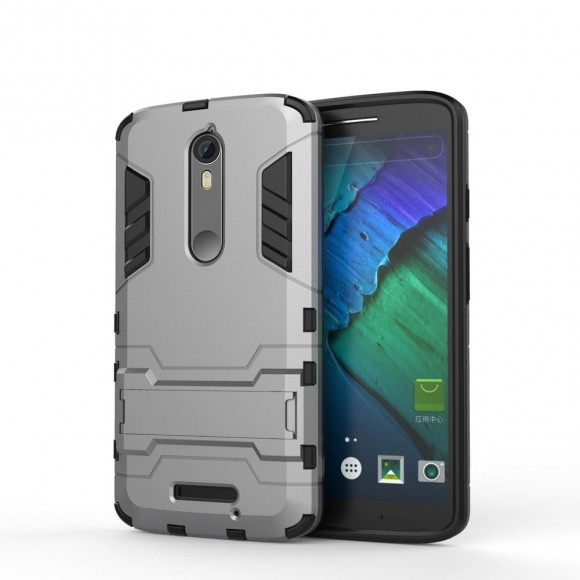 Чехол Duty Armor для Motorola Moto X Force (серый) Чехол Duty Armor для Motorola Moto X Force (серый)