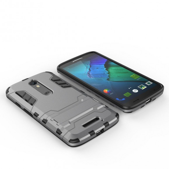Чехол Duty Armor для Motorola Moto X Force (серый) Чехол Duty Armor для Motorola Moto X Force (серый)