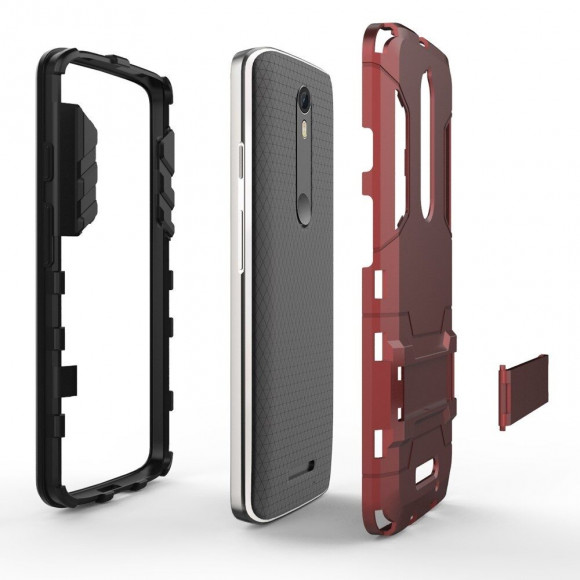 Чехол Duty Armor для Motorola Moto X Force (серый) Чехол Duty Armor для Motorola Moto X Force (серый)