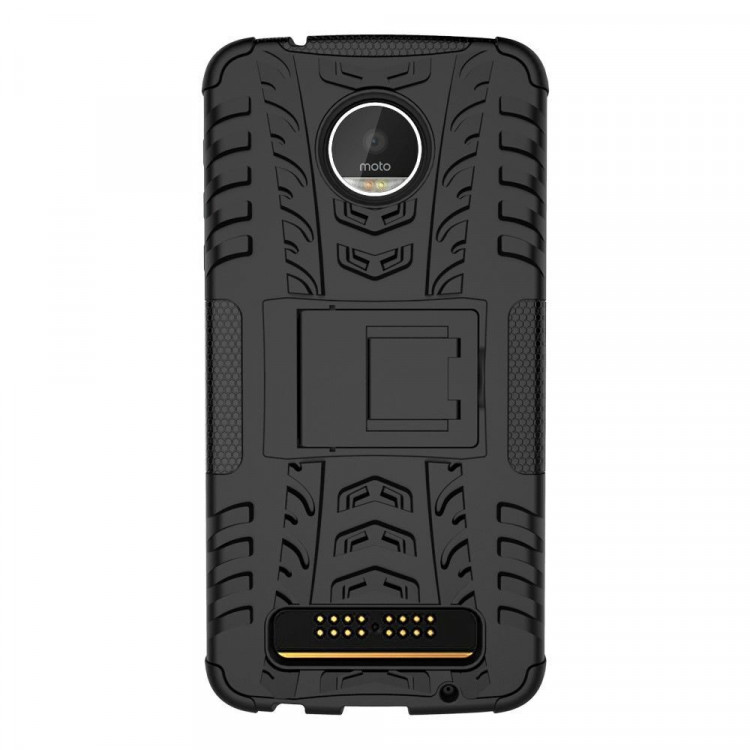 Чехол Hybrid Armor для Motorola Moto Z Play (черный)