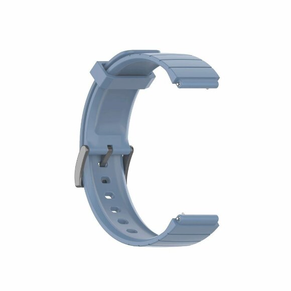 Силиконовый ремешок для часов 18мм (голубой) Силиконовый ремешок для часов 18мм (голубой)