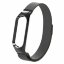 Сетчатый браслет для Xiaomi Mi Band 5 (черный)
