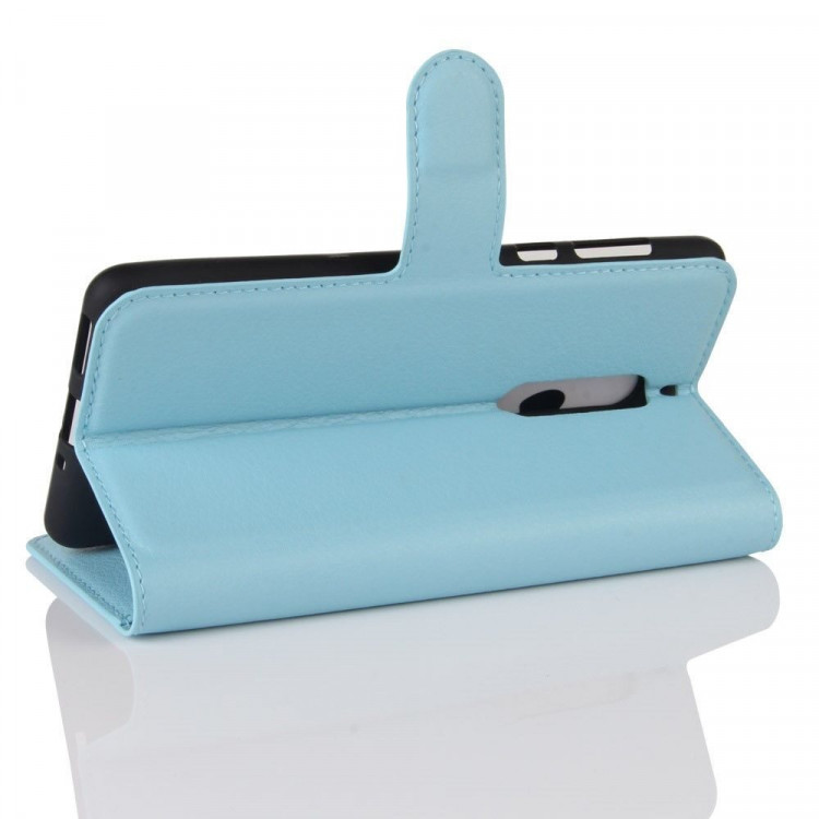 Чехол с визитницей для Nokia 5 (голубой)
