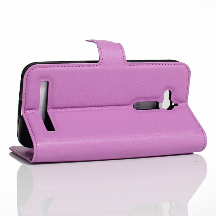 Чехол с визитницей для ASUS ZenFone Go ZB500KL (фиолетовый)