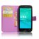 Чехол с визитницей для ASUS ZenFone Go ZB500KL (фиолетовый)