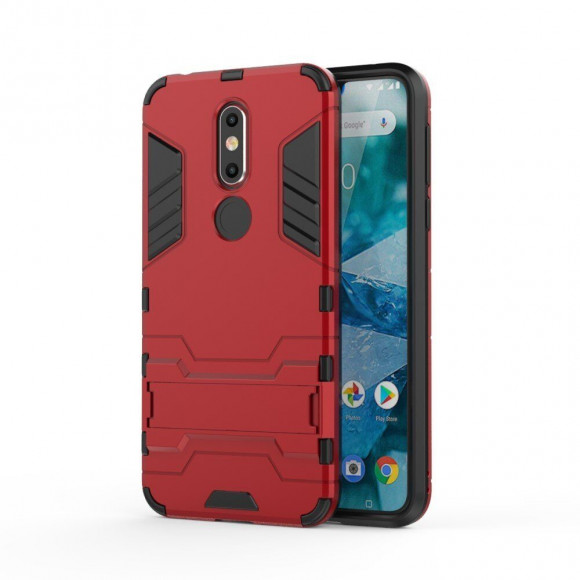 Чехол Duty Armor для Nokia 7.1 (красный) Чехол Duty Armor для Nokia 7.1 (красный)