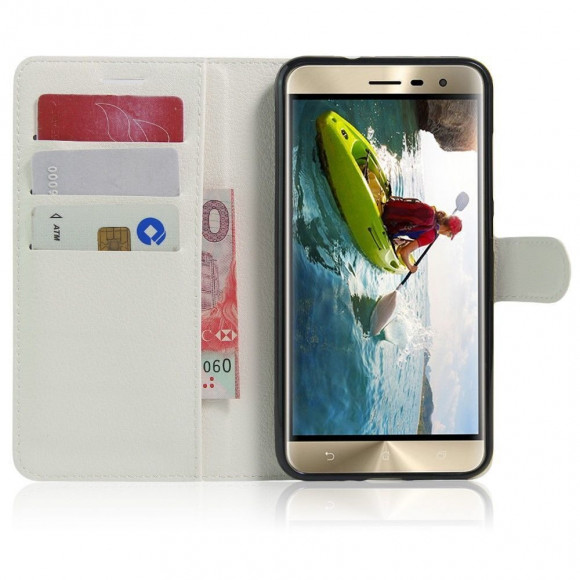 Чехол с визитницей для ASUS Zenfone 3 ZE552KL (белый) Чехол с визитницей для ASUS Zenfone 3 ZE552KL (белый)