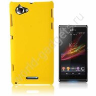 Пластиковый чехол для Sony Xperia L / S36h (желтый) Пластиковый чехол для Sony Xperia L / S36h (желтый)