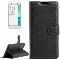 Чехол с визитницей для Sony Xperia XA (черный)