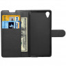 Чехол с визитницей для Sony Xperia XA (черный)
