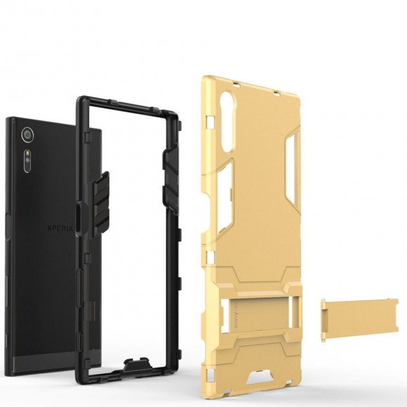Чехол Duty Armor для Sony Xperia XZ / XZs (золотой) Чехол Duty Armor для Sony Xperia XZ / XZs (золотой)
