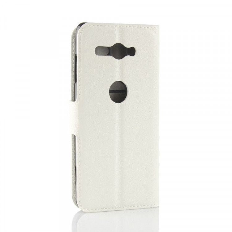 Чехол с визитницей для Sony Xperia XZ2 Compact (белый)