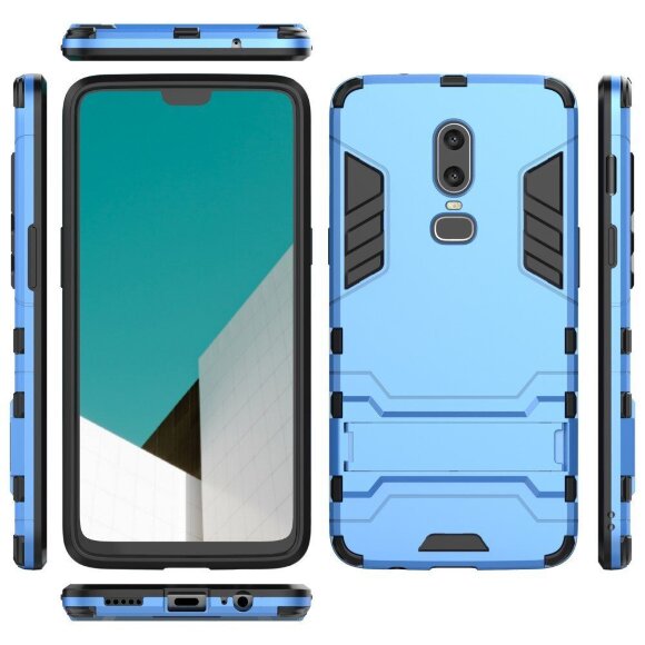 Чехол Duty Armor для OnePlus 6 (голубой) Чехол Duty Armor для OnePlus 6 (голубой)